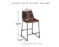 Centiar Upholstered Barstool (2/CN)