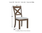 Moriville Dining UPH Side Chair (2/CN)