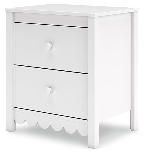 Hallityn Two Drawer Night Stand