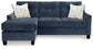 Amity Bay Sofa Chaise  Sleeper