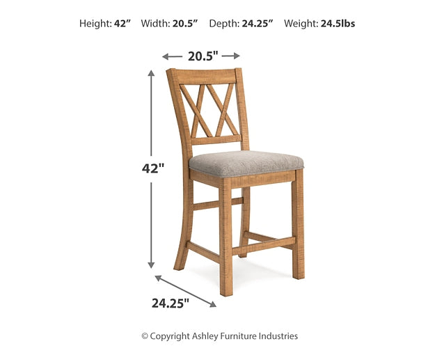 Havonplane Counter Height Dining Table and 8 Barstools