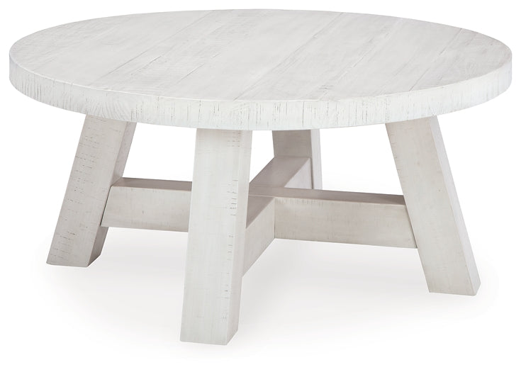 Jallison Coffee Table with 2 End Tables