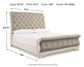 Realyn  Sleigh Bed