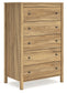 Bermacy Full Panel Headboard with Dresser, Chest and 2 Nightstands