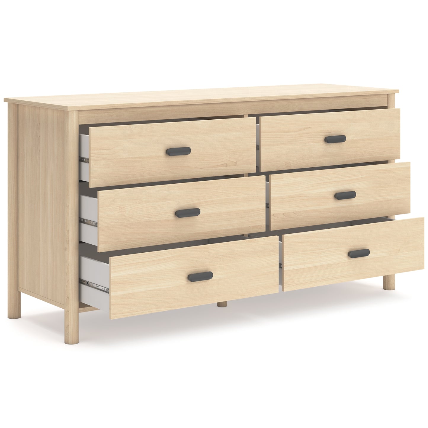 Cabinella Full Panel Headboard with Dresser and Chest