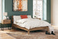 Deanlow Full Platform Panel Bed with 2 Nightstands