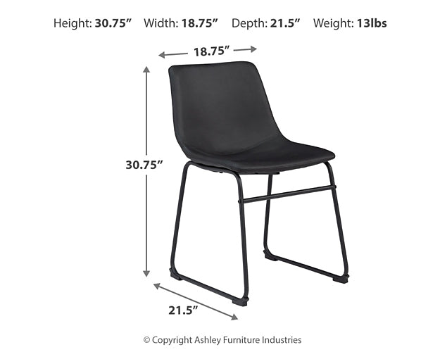 Centiar Dining UPH Side Chair (2/CN)