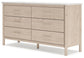 Cadmori Queen Upholstered Panel Bed with Dresser and 2 Nightstands