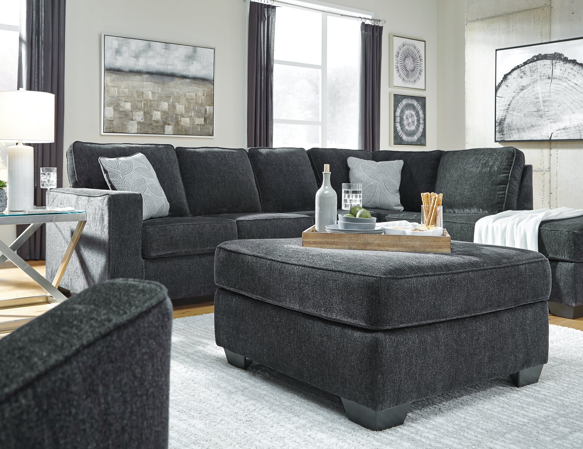 Altari slate 2 piece outlet sectional