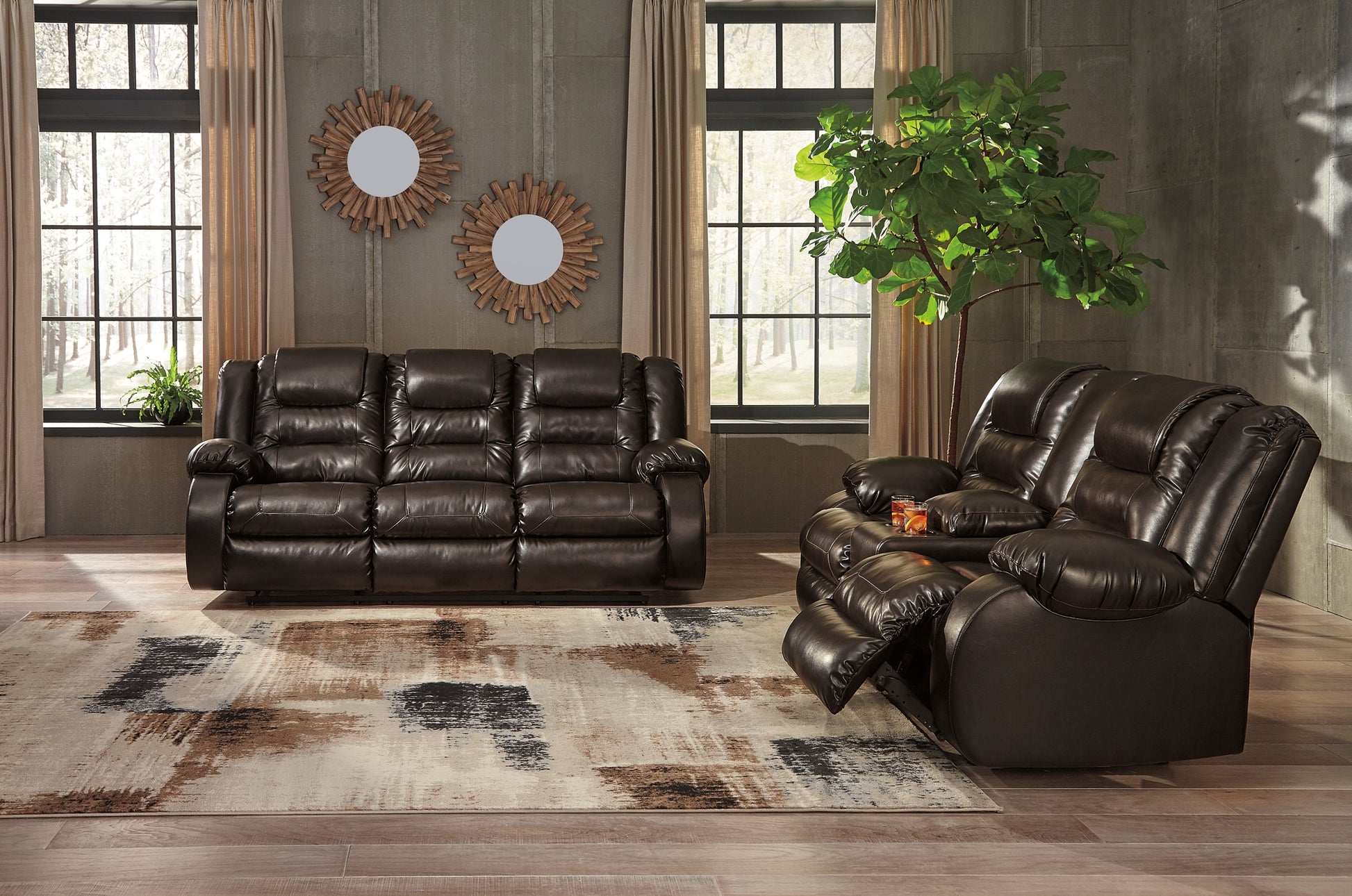 Vacherie sofa store and loveseat