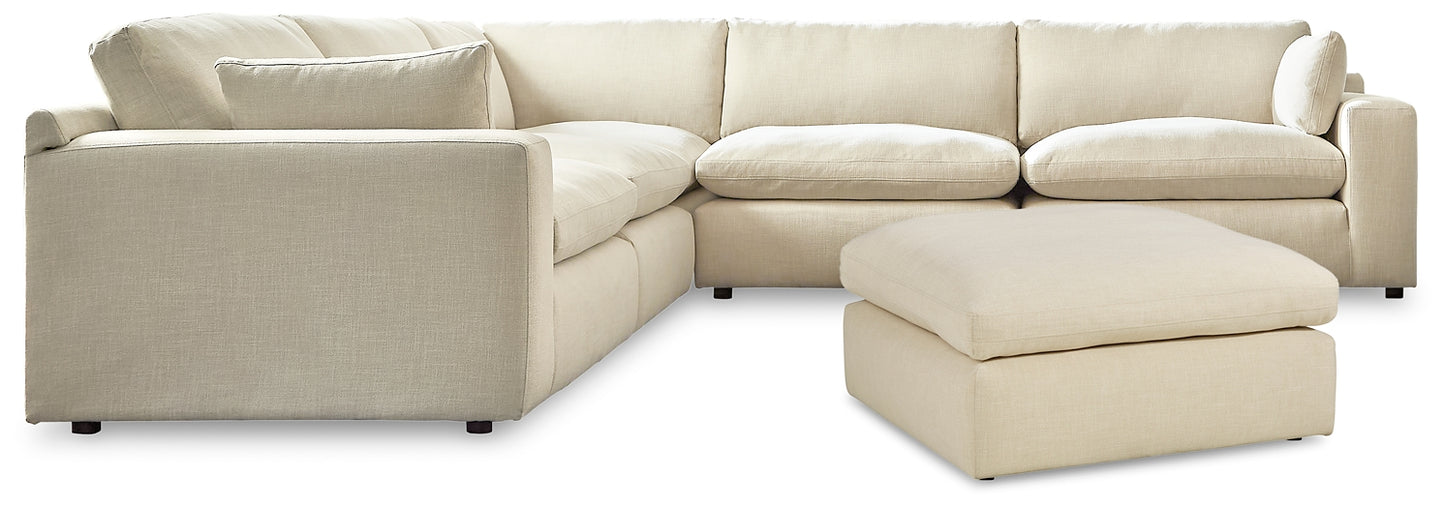 Elyza 5-Piece Sectional with Ottoman