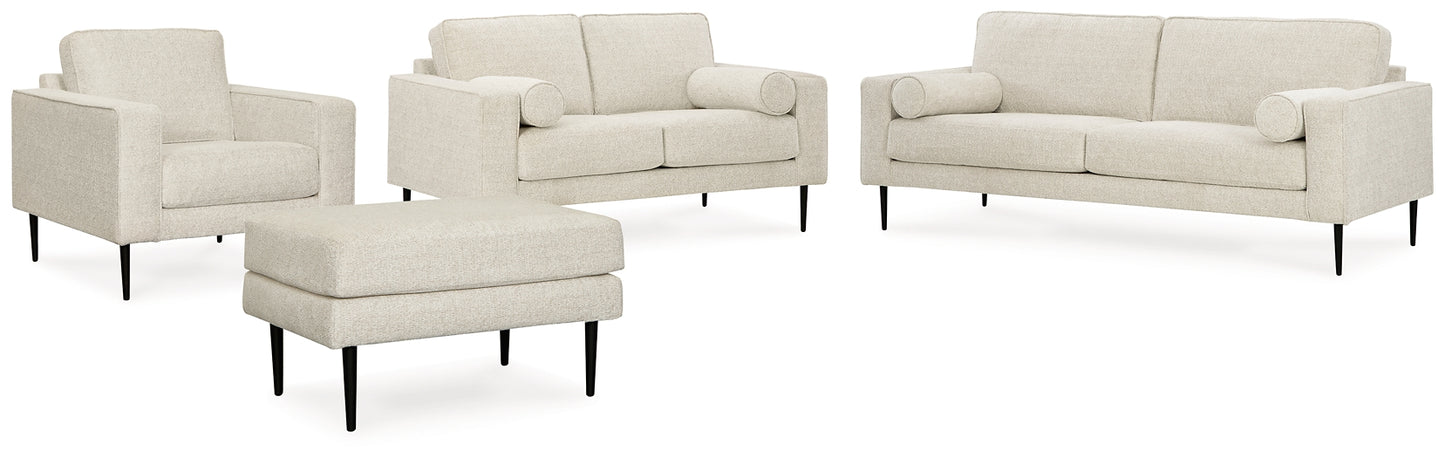 Hazela Sofa, Loveseat, Chair and Ottoman